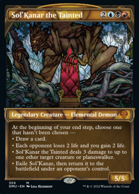 Sol’Kanar the Tainted – Textured Foil