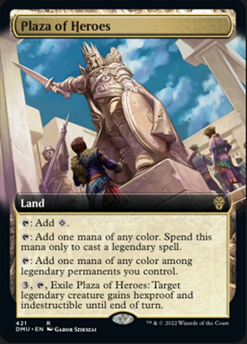 Plaza of Heroes – Extended Art – Foil