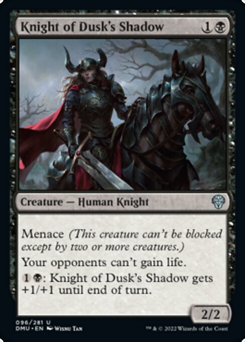 Knight of Dusk’s Shadow – Foil