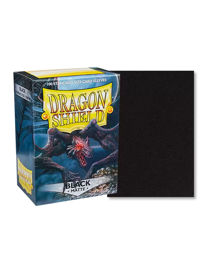 Dragon Shield – Matte Sleeves 100 – Black