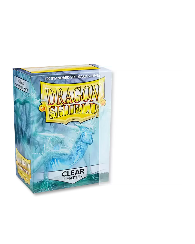 Dragon Shield – Matte Sleeves 100 – Clear