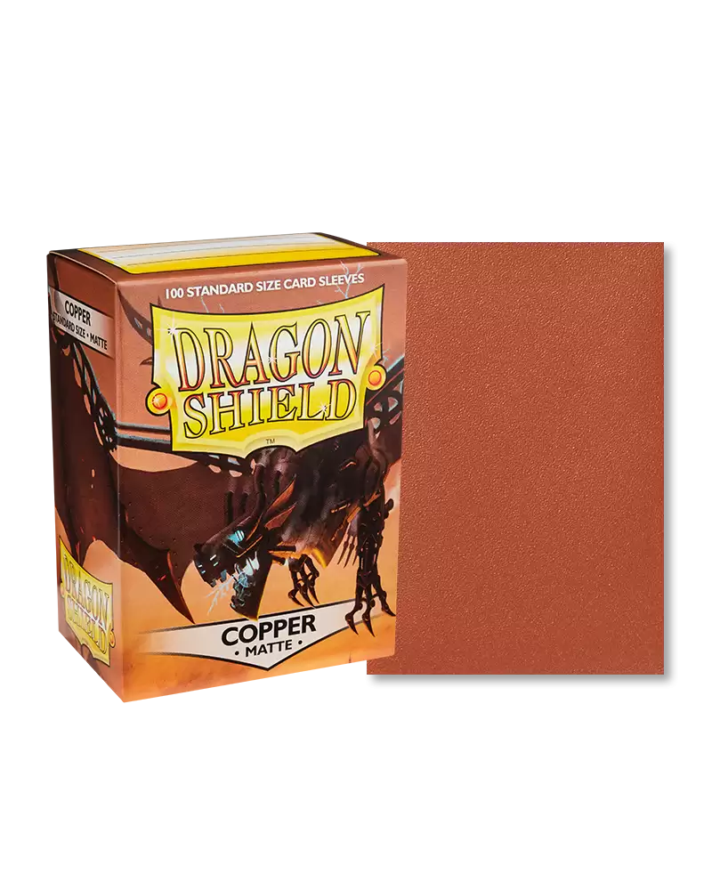 Dragon Shield – Matte Sleeves 100 – Copper