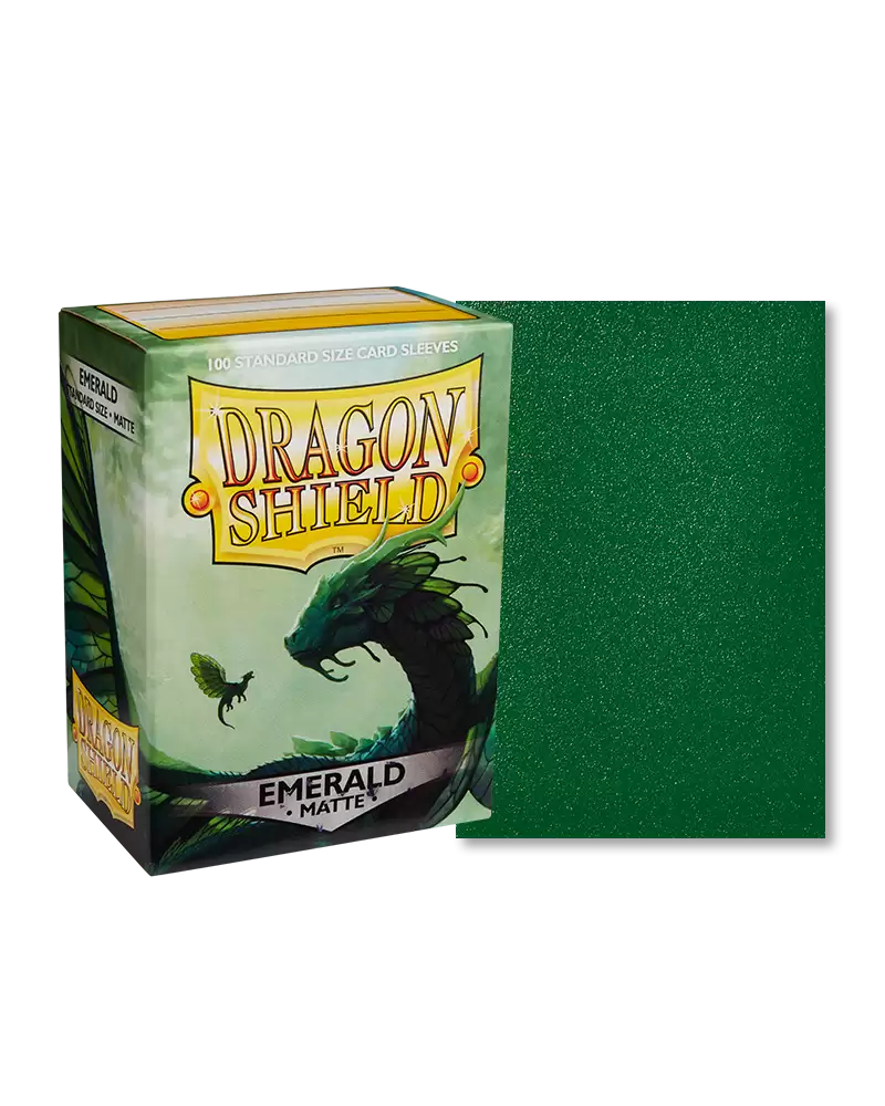 Dragon Shield – Matte Sleeves 100 – Emerald