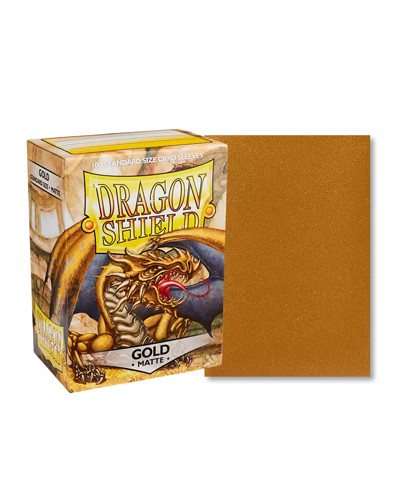 Dragon Shield – Matte Sleeves 100 – Gold