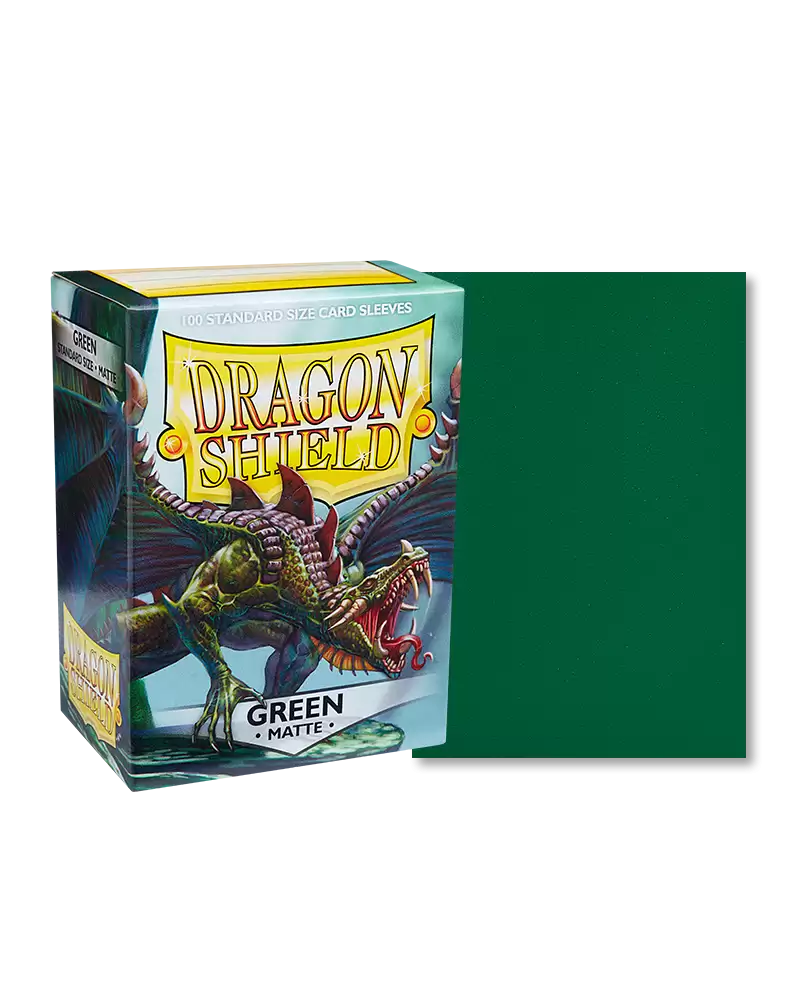 Dragon Shield – Matte Sleeves 100 – Green