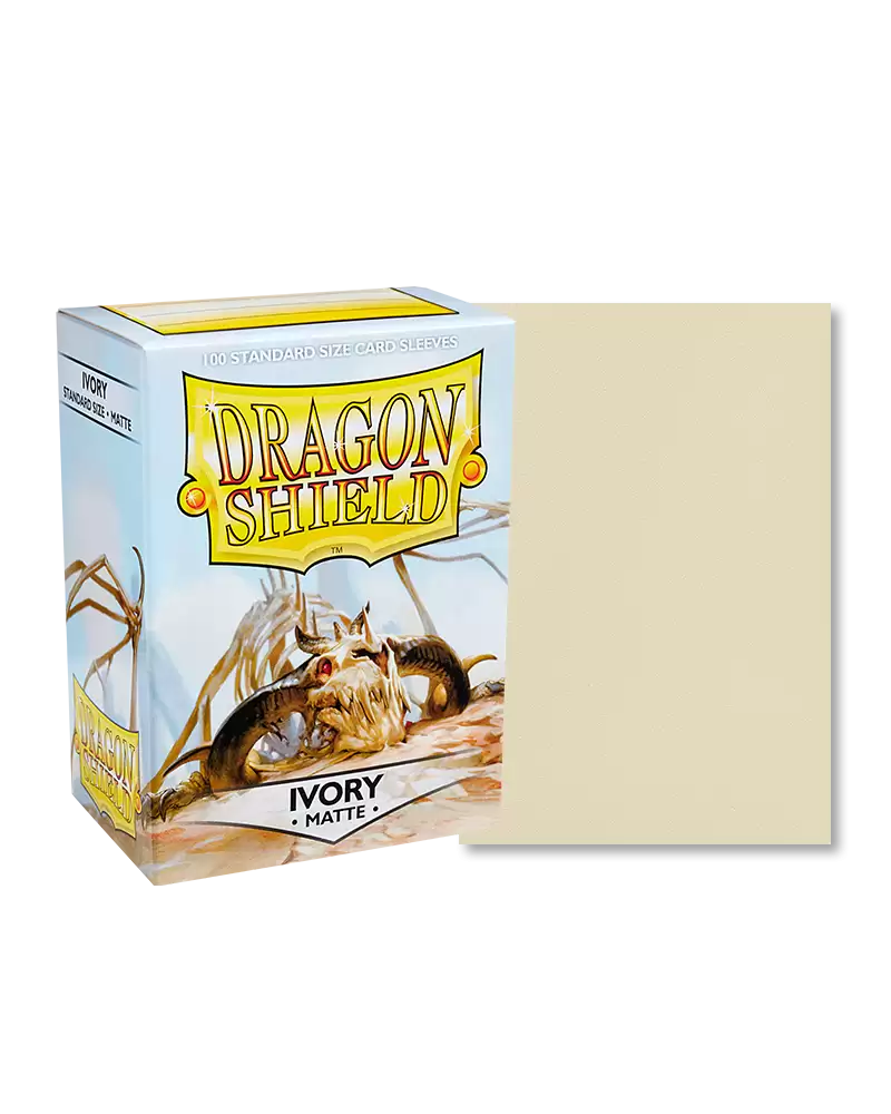 Dragon Shield – Matte Sleeves 100 – Ivory