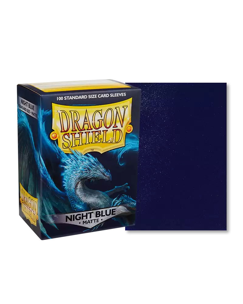 Dragon Shield – Matte Sleeves 100 – Night Blue