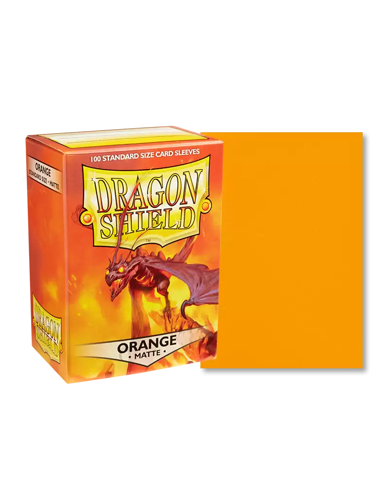 Dragon Shield – Matte Sleeves 100 – Orange