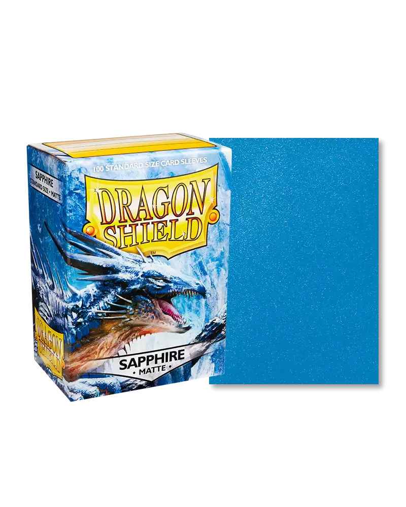 Dragon Shield – Matte Sleeves 100 – Sapphire