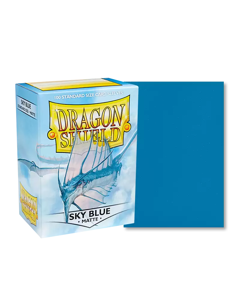 Dragon Shield – Matte Sleeves 100 – Sky Blue