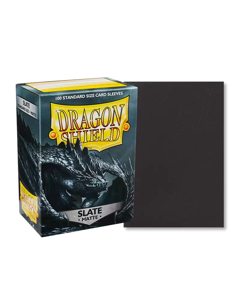 Dragon Shield – Matte Sleeves 100 – Slate