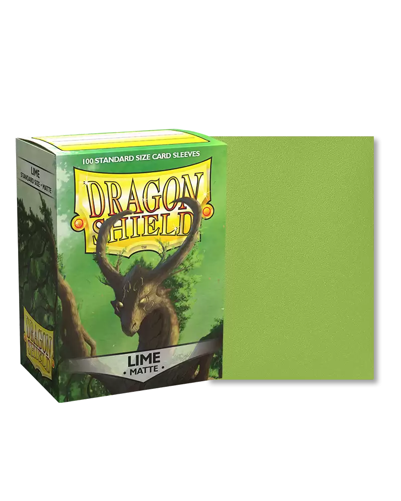 Dragon Shield – Matte Sleeves 100 – Lime