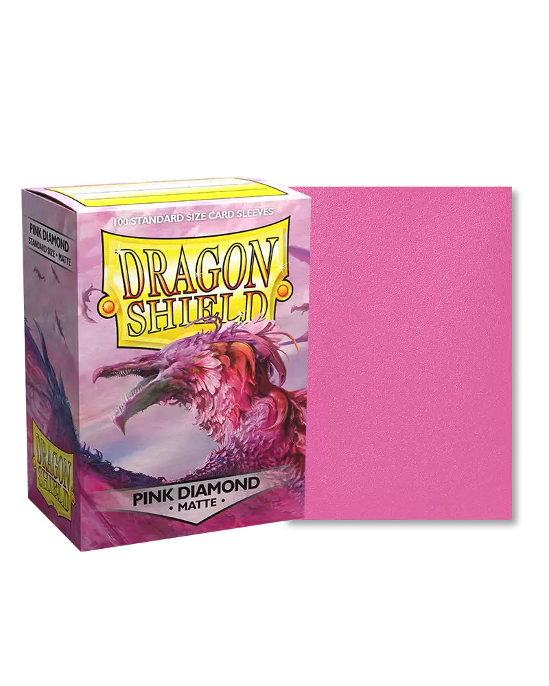 Dragon Shield – Matte Sleeves 100 – Pink Diamond