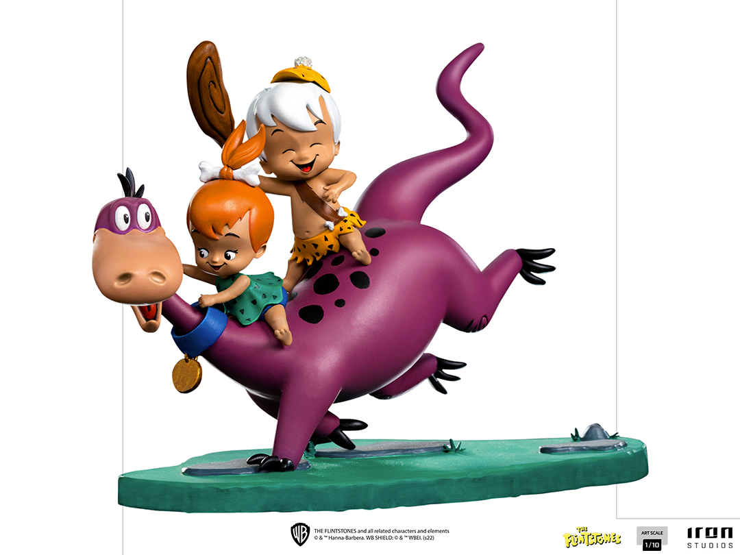 [PREORDER] Dino, Pebbles and Bamm-Bamm – The Flinstones Art Scale 1/10