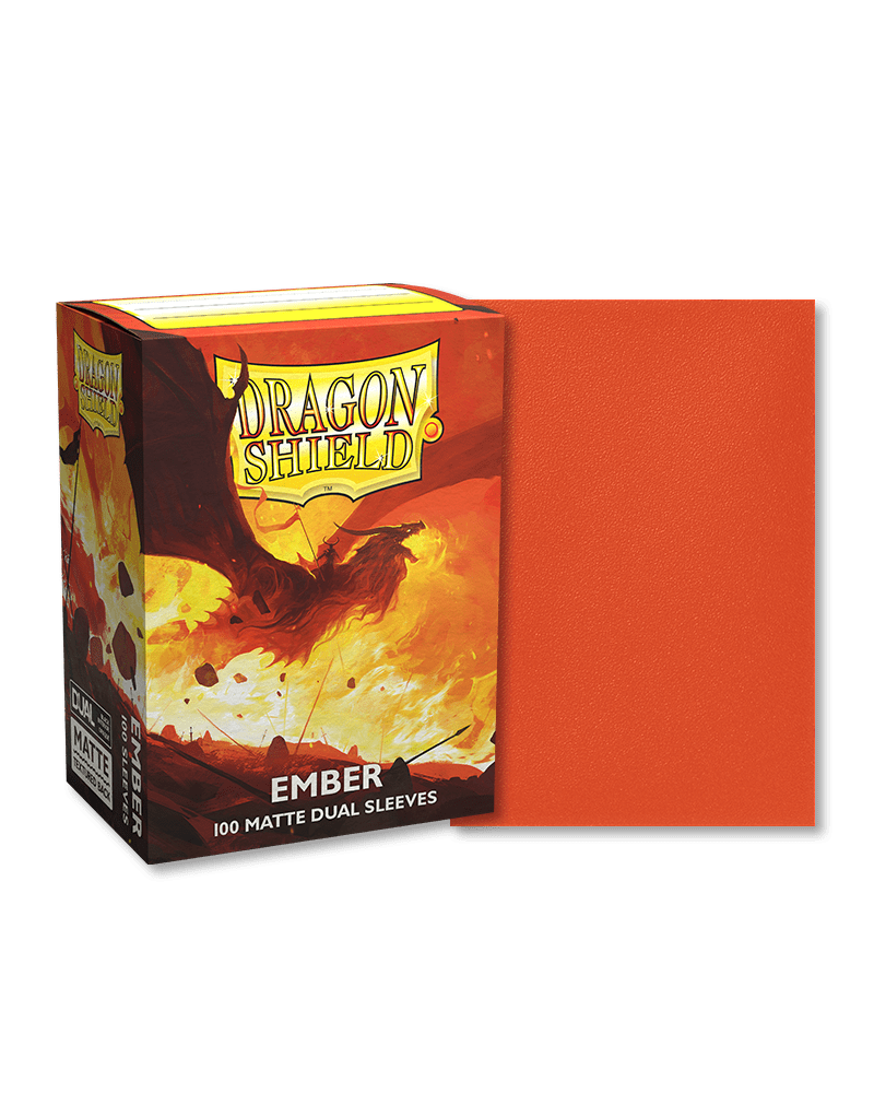 Dragon Shield – Dual Matte Sleeves – Ember