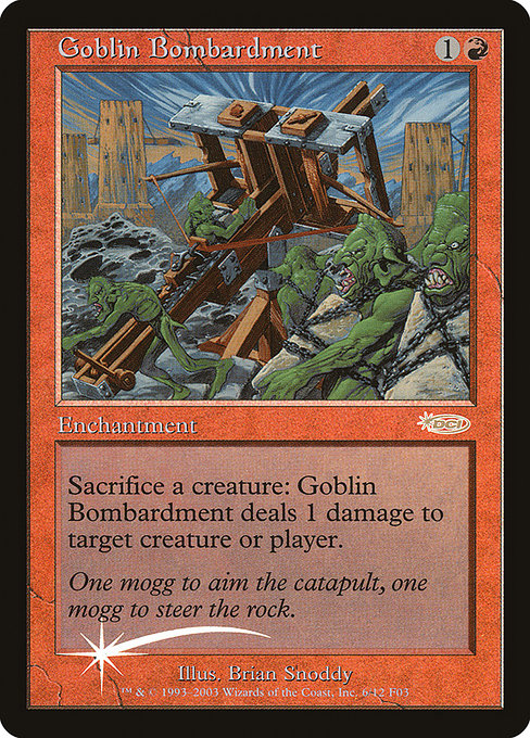 Goblin Bombardment – FNM Foil