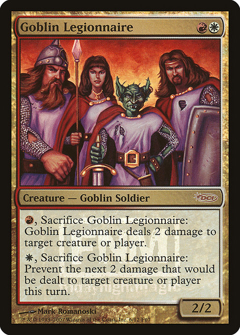 Goblin Legionnaire – FNM Foil