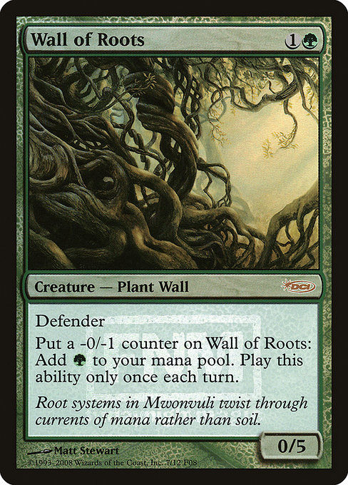 Wall of Roots – FNM Foil