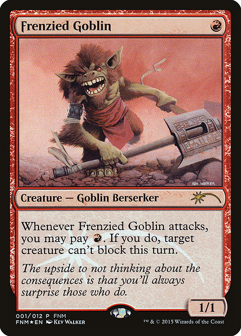 Frenzied Goblin – FNM Foil