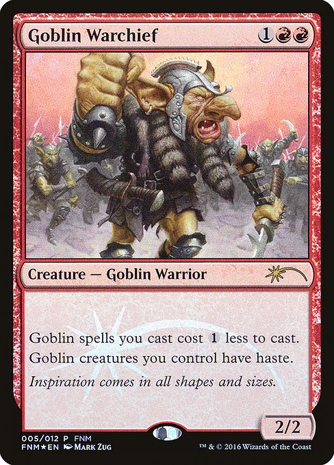 Goblin Warchief – FNM Foil