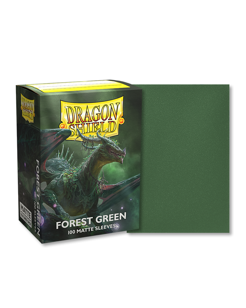 Dragon Shield – Matte Sleeves 100 – Forest Green