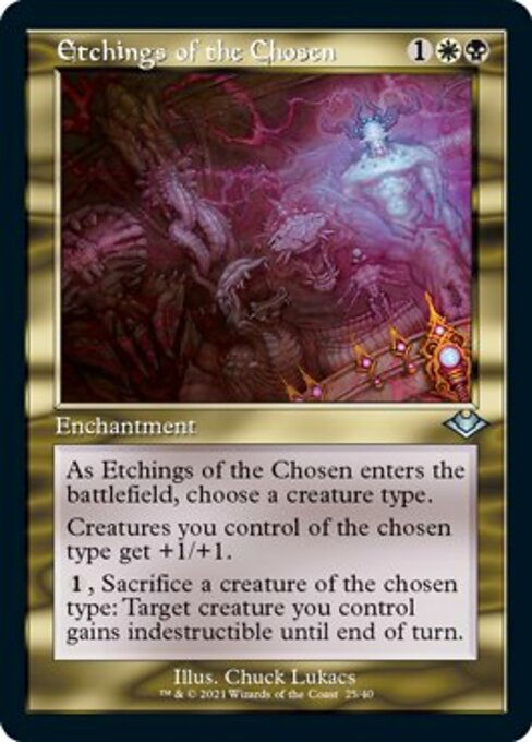 Etchings of the Chosen – MH1 Retro Foil