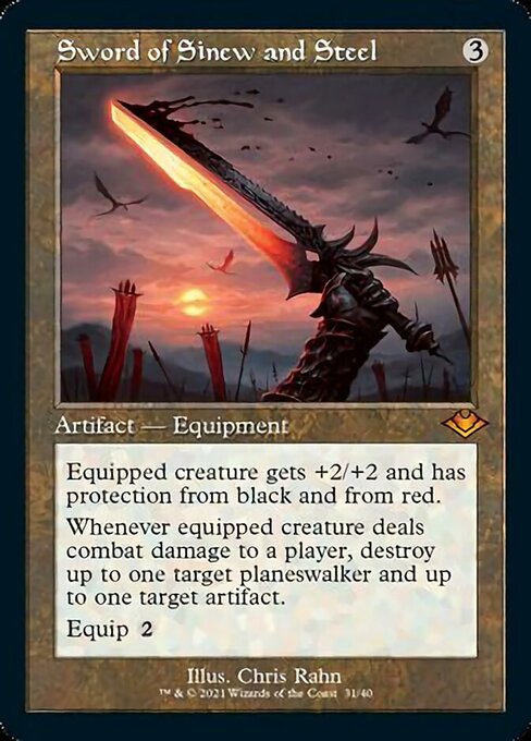 Sword of Sinew and Steel – MH1 Retro Foil
