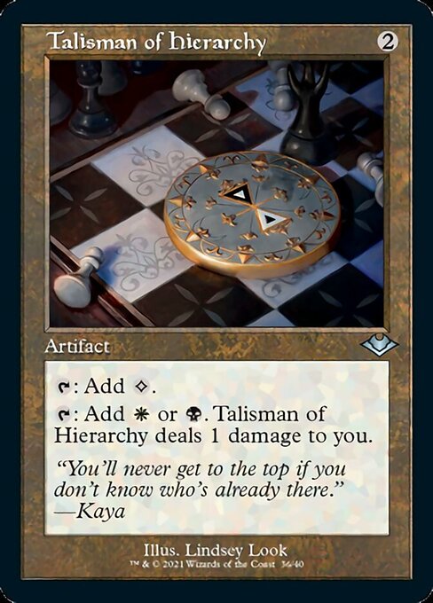 Talisman of Hierarchy – MH1 Retro Etched Foil