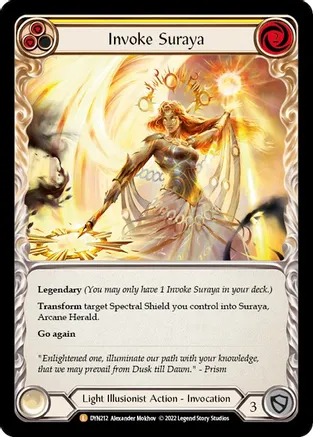 Invoke Suraya // Suraya, Archangel of Knowledge – Cold Foil