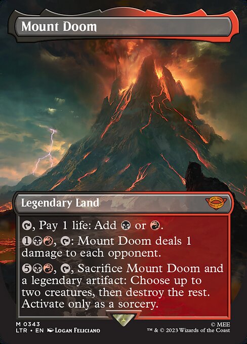Mount Doom – Alternate-Art Borderless