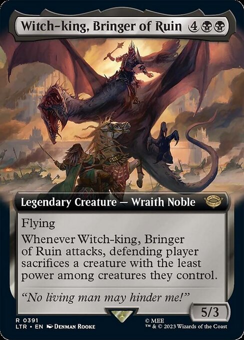 Witch-king, Bringer of Ruin – Extended Art