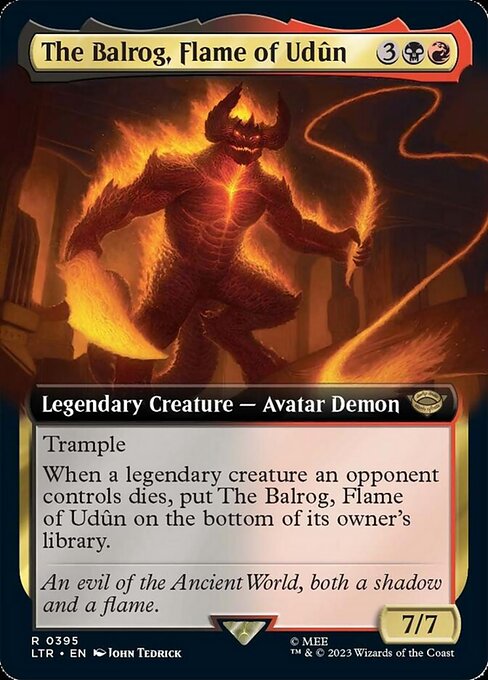 The Balrog, Flame of Udun – Extended Art