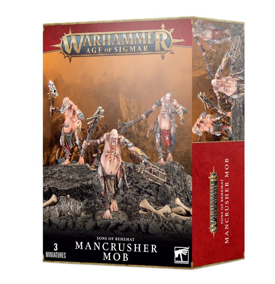 Warhammer: Age of Sigmar – Sons of Behemat – Mancrusher Mob