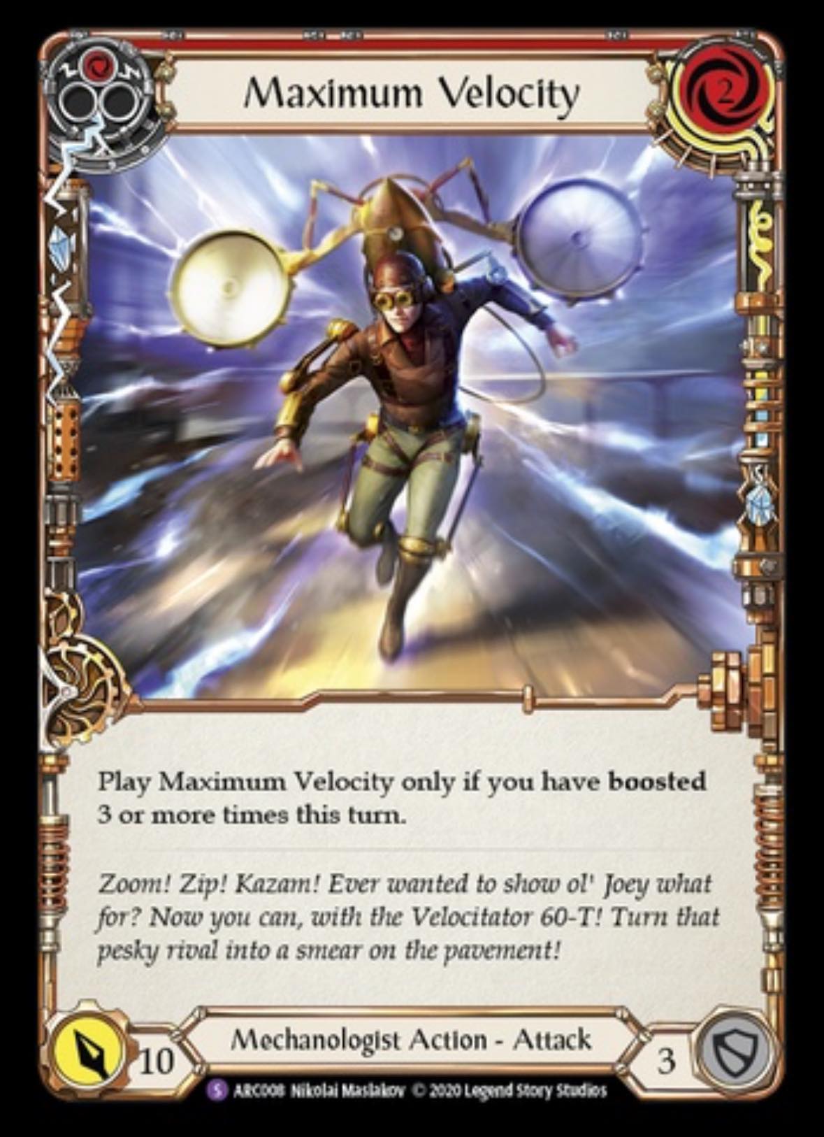 Maximum Velocity – Red – Arcane Rising Unlimited Edition