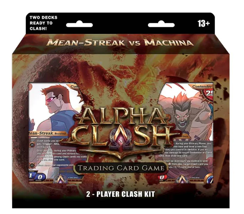Alpha Clash: 2-Player Clash Kit – Mean-Streak VS Machina