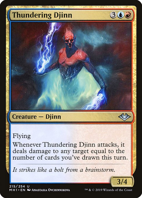 Thundering Djinn – Foil
