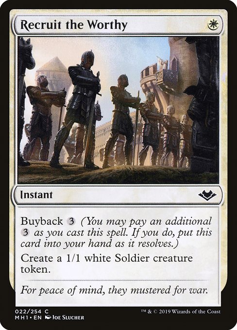 Recruit the Worthy – Foil