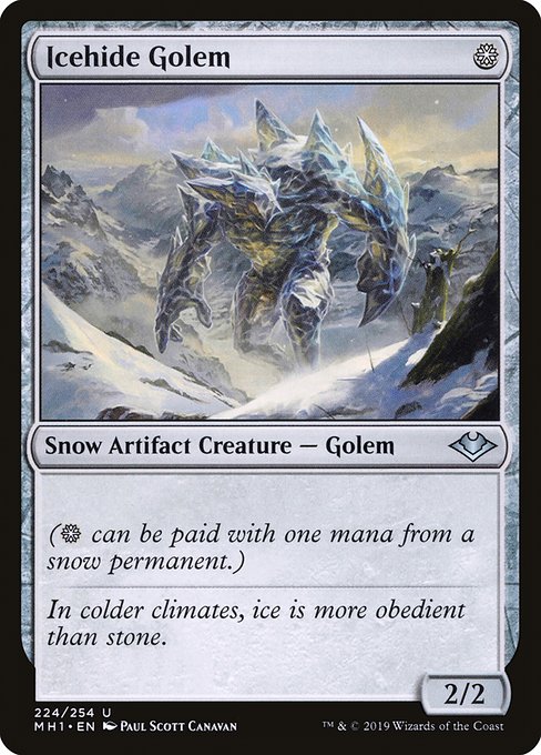 Icehide Golem – Foil