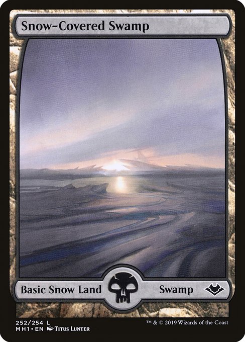 Snow-Covered Swamp – Foil