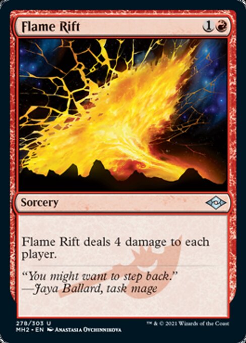 Flame Rift – Etched Foil