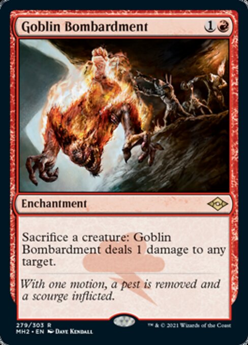 Goblin Bombardment – Foil
