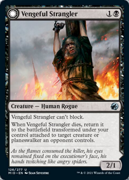 Vengeful Strangler // Strangling Grasp – Foil