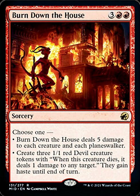 Burn Down the House – Foil
