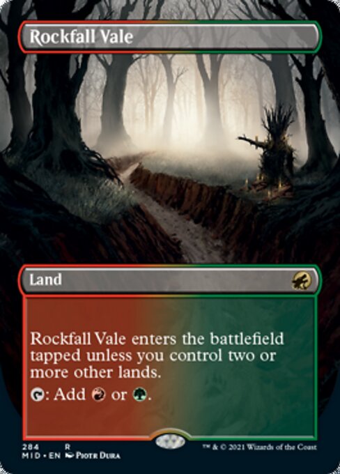 Rockfall Vale – Borderless- Foil