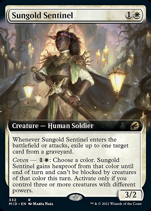 Sungold Sentinel – Extended Art – Foil