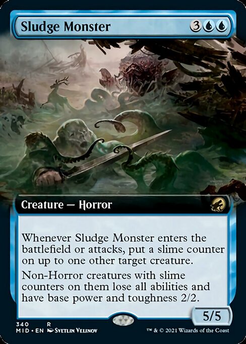 Sludge Monster – Extended Art – Foil