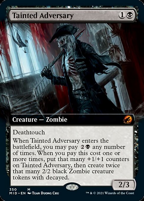 Tainted Adversary – Extended Art – Foil