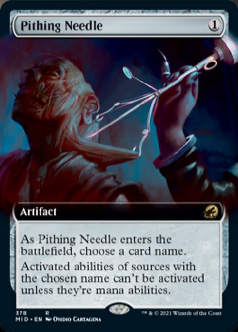 Pithing Needle – Extended Art – Foil