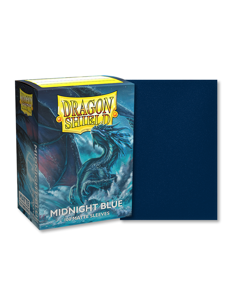 Dragon Shield – Matte Sleeves 100 – Midnight Blue