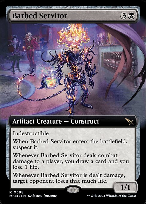 Barbed Servitor – Extended Art